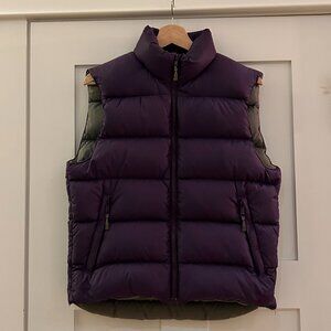MEC Down Filled Puffy Vest - Purple - Size Medium - Vintage